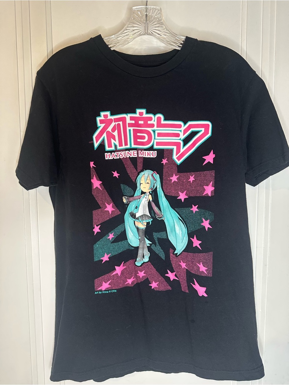 Hatsune Miku Black Graphic Tee - small